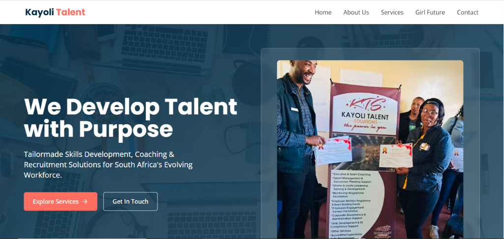 Kayoli Talent Solutions Website