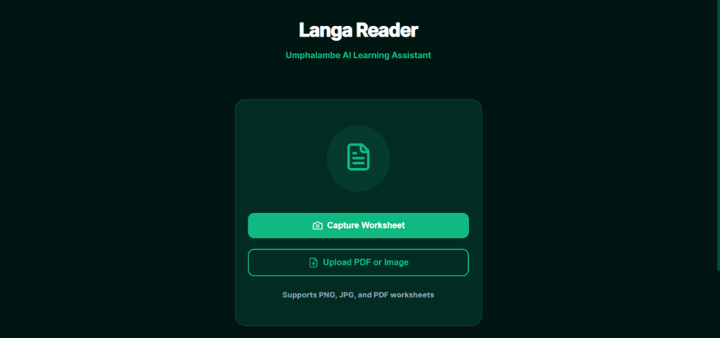 Langa Reader App